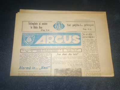 REVISTA ARGUS 1 IULIE 1992 foto