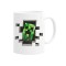 Cana alba personalizata creeper minecraft, INOVATIX&reg;. 330ml