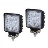 Set 2 x Proiectoare auto cu LED, 27W, 20mm