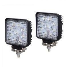 Set 2 x Proiectoare auto cu LED, 27W, 20mm foto