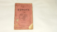 S.MEHEDINTI - EUROPA pentru cursul secundar Ed.1921 foto