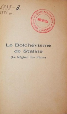 LE BOLCHEVISME DE STALINE foto