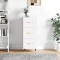 Gossi servanta, alb, 34,5x34x90 cm, lemn compozit