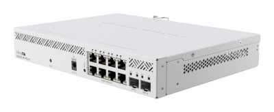 Switch, 8 x Gigabit PoE, 2 x SFP+ 10Gbps, Management - MikroTik CSS610-8P-2S+IN foto