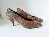 * Pantofi vintage La Cage Aux Folles, MILANO Made in Italy, M 38, talpa piele