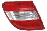 Stop spate lampa Mercedes Clasa C W204, 03.07-03.11 Combi, spate, omologare ECE, fara suport bec, fumuriu, 2048203764; 2049069302; A2048203764, Stanga, TYC