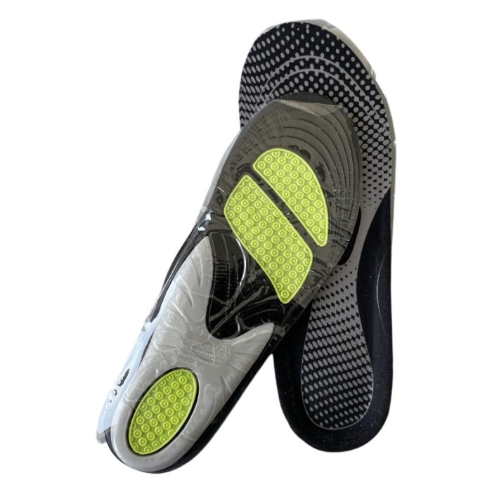 Set 2 branturi anatomice, marime 36, 37, insertii gel, negru, verde