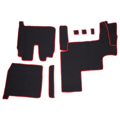 Set Covorase Piele Ecologica Truck Umbrella Pentru Man Tgx Euro 5. Negru 462577 96276 foto
