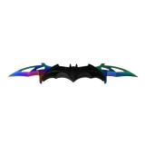 Cumpara ieftin Briceag-cutit, doua taisuri, negru-multicolor, Fade Batman Style, 32 cm