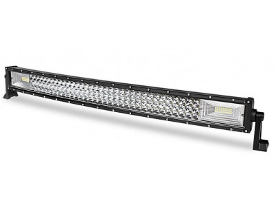LED Bar Auto Curbat 459W, leduri pe 3 randuri, 12V-24V, 34020 Lumeni, 31,5&amp;amp;quot;/82 cm, Combo Beam 12/60 Grade foto