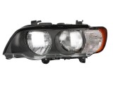 Far Bmw X5 01.1999-05.2003 TYC fata stanga H7+HB3, semnalizator alb, 2050094E