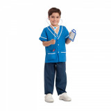 Costum Doctor cu accesorii pentru copii 3-5 ani 110 - 116 cm, Kidmania