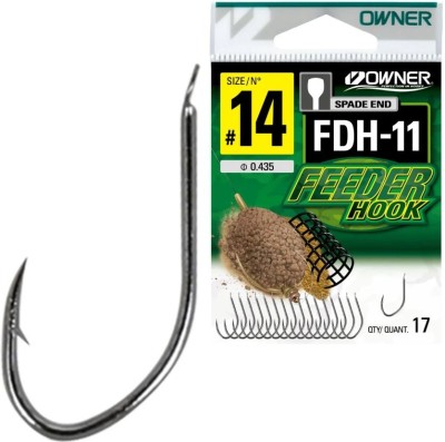 Carlige Owner FDH-11 TK Koaji Black Chrome, Nr.16, 17buc/pac foto