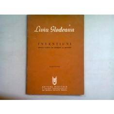 INVENTIUNI PENTRU CVINTET DE SUFLATORI SI PERCUTIE - LIVIU GLODEANU (PARTITURA)