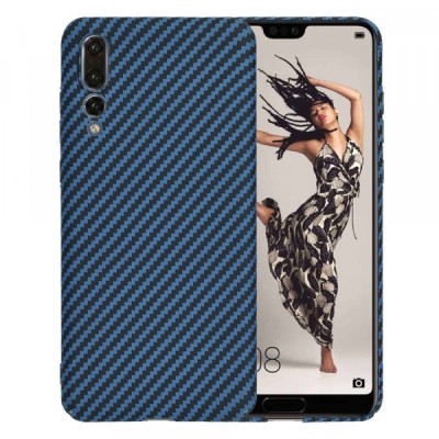 Husa pentru Huawei P20 Pro, Techsuit, Carbonite FiberShell, Turcoaz foto