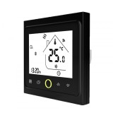Cumpara ieftin Termostat Techstar&reg; Smart TH-20W, Wireless, 16A, 3500W, Google Home, Alexa, Tuya, Senzor Pardoseala, Negru