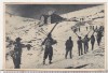 Bnk cp Muntii Bucegi - Cabana CGM Varful cu Dor - uzata, Circulata, Printata, Prahova