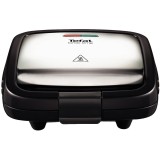 Sandwich-maker Tefal Croc Time SM193D34, 700 W, Negru/Argintiu