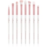 Luvia Cosmetics Prime Vegan All Eye Want set perii machiaj pentru ochi Candy (Pearl White / Rose) 8 buc