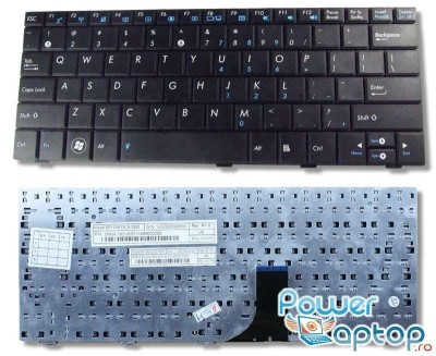 Tastatura Asus Neagra Eee PC 1005HR, Eee PC 1005P, Eee PC 1005PE, Eee PC 1005PEG, Eee PC 1005PG, Eee PC foto