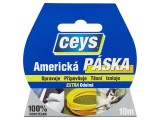Banda adeziva tip duct tape Ceys Americana, 10 m x 50 mm