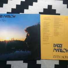 Barry Manilow Even Now 1978 disc vinyl lp muzica pop rock disco arista USA VG++