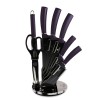Set de cutite cu suport, Berlinger Haus, BH 2560, 8 bucati, Purple collection