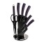 Set de cutite cu suport, Berlinger Haus, BH 2560, 8 bucati, Purple collection