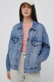 Levi&#039;s geacă din denim femei, de tranziție, oversize A1743.0004-MedIndigoW