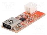 &Icirc;ncărcător acumulatori Li-Po OLIMEX USB 30x13mm 470mA