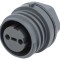 Conector circular mamă 2 pini IP68