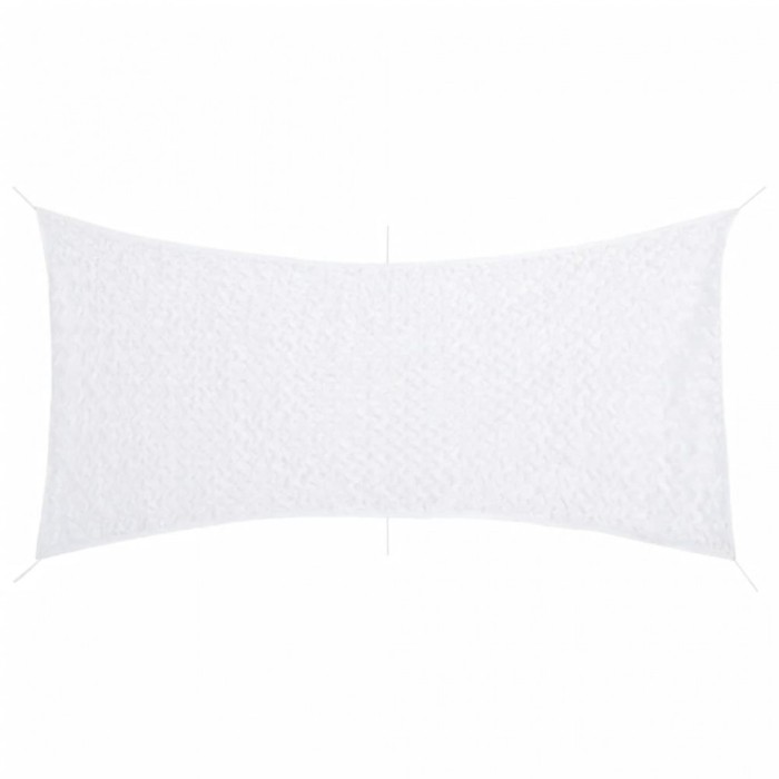 vidaXL Plasă de camuflaj cu geantă de depozitare, alb, 506x279 cm 4008284