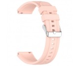 Curea Huawei din fluoroelastomer 18 mm, Crystal Pink, pentru smartwatch