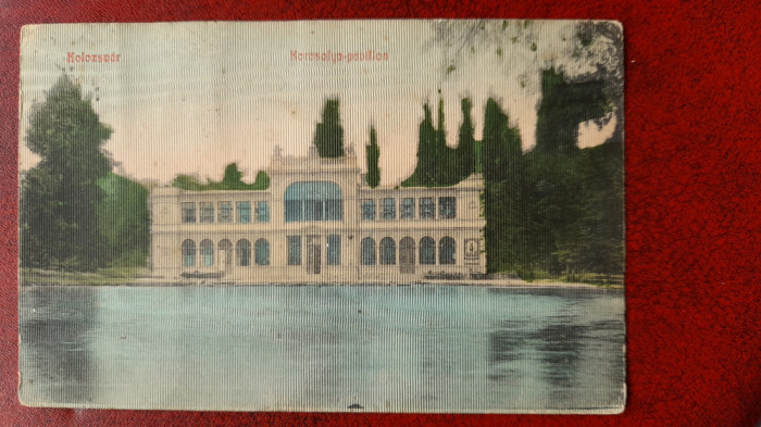 Cluj-1921-Pavilionul patinoarului-hartie gofrata-C.P.circ.