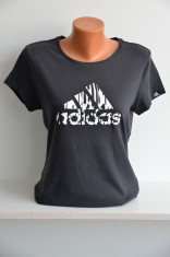 Tricou dama-Adidas, M, Negru foto