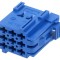 Conector Auto JPT Mamă pe Cablu 9 PIN Albastru