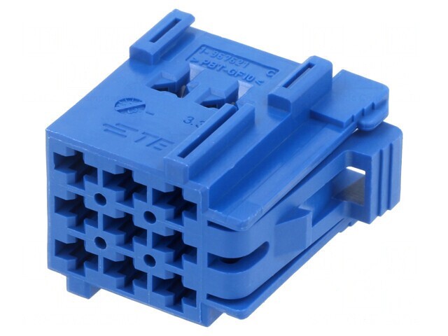 Conector Auto JPT Mamă pe Cablu 9 PIN Albastru