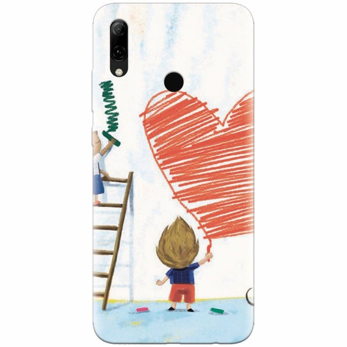 Husa silicon pentru Huawei P Smart 2019, I Love You Creatures Husa silicon pentru Huawei P Smart 2019, I Love You Creatures