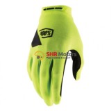 Manusi cross 100% Ridecamp verde fluorescent, 100%