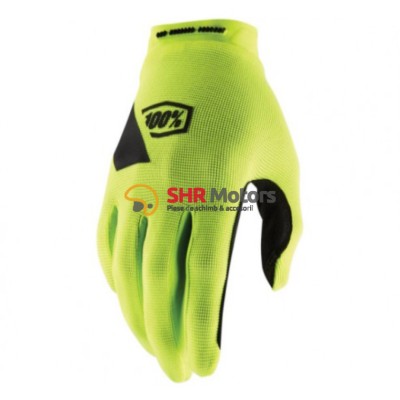 Manusi cross 100% Ridecamp verde fluorescent foto
