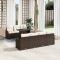 vidaXL Set de canapele pentru grădină 8 pcs Maro 100 x 55 x 73 cm 3357141