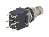 Buton fr NO (ON)-ON 2A 250Vac metal PCB panou