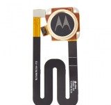 Flex Senzor Amprenta Motorola Moto E5 Plus, Auriu, Banda Flex Buton Home