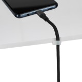 Clips autocolant pentru bandă LED, 10 buc, Alb, CMCLASS