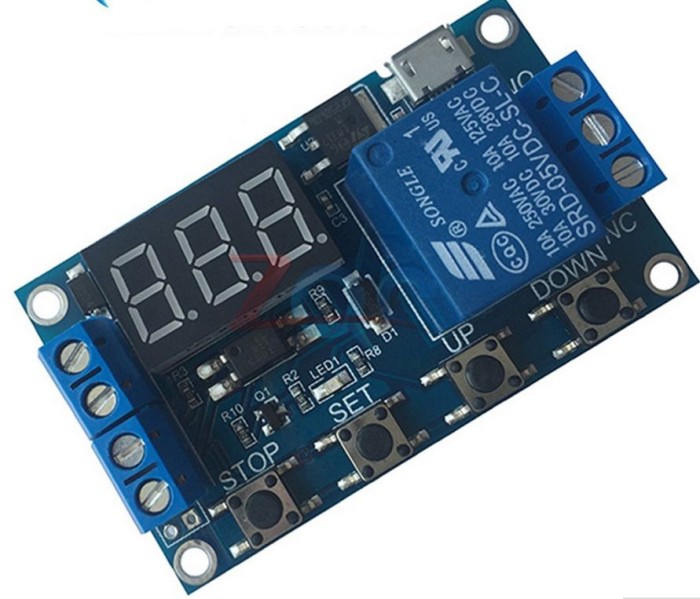Releu timp timer temporizator regabil ciclic automaTIZARI centrala peleti 5 -36 V