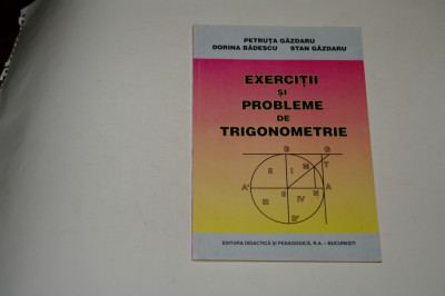 Exercitii si probleme de trigonometrie - Gazdaru foto