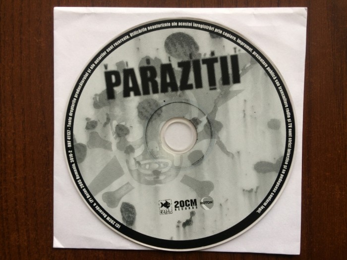 parazitii violent 2005 cd disc maxi single muzica hip hop rap VG fara coperti