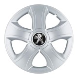 Set 4 Capace Roti 14 inchi (R14) Bis Gri, Compatibile Cu Peugeot, Autohelix MSA