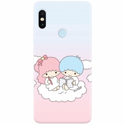 Husa silicon pentru Xiaomi Mi A2, Little Twins On Cloud foto