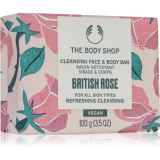 The Body Shop British Rose săpun solid corp si fata 100 g, Thebodyshop